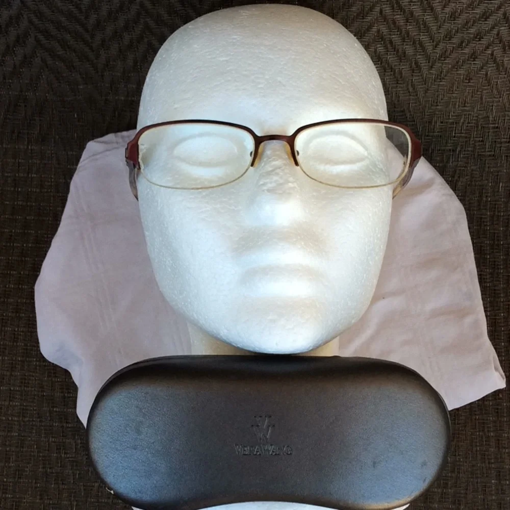 Vera Wang Vintage Half Rim Eyeglasses Frames